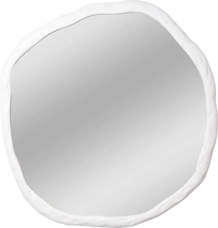 Ashtom White Large Mirror