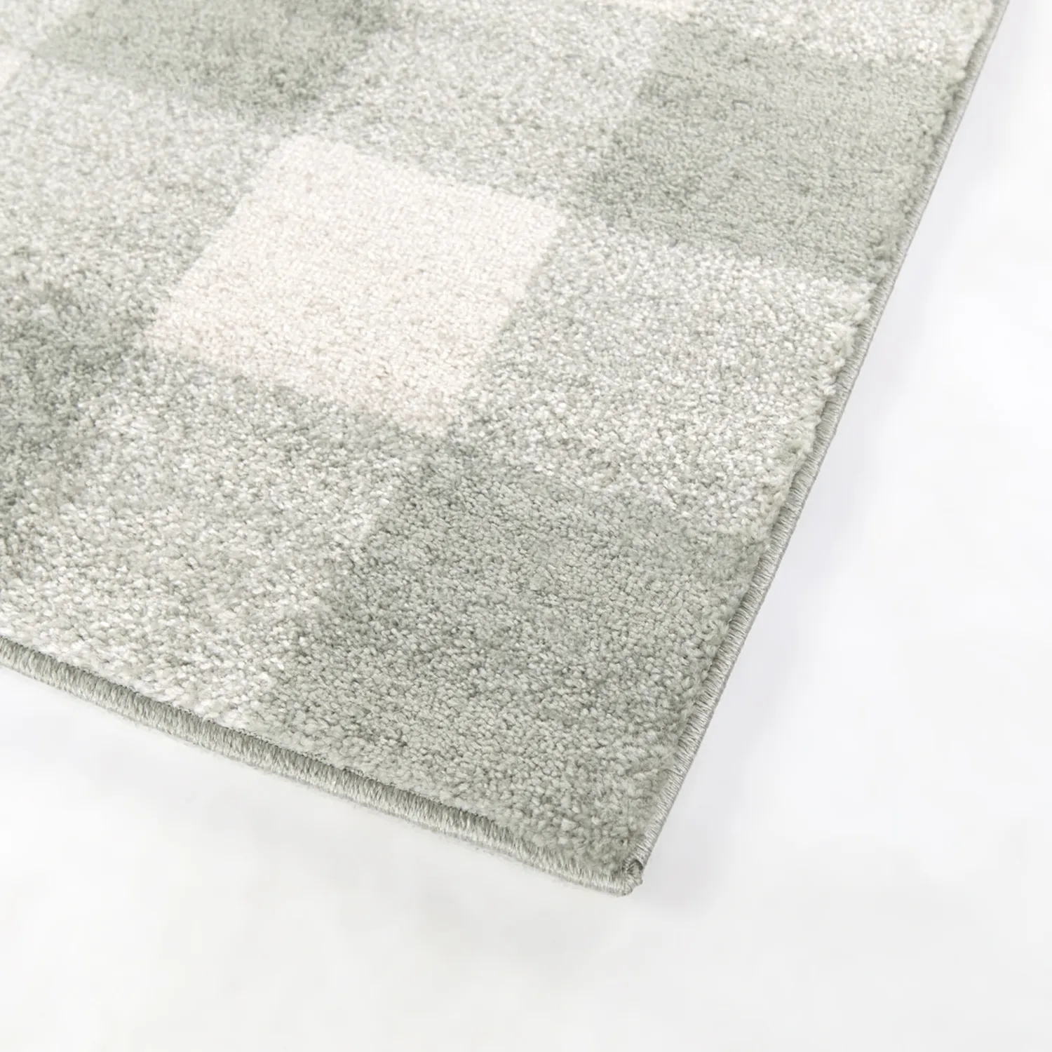 Kids Gingham Sage 5'3 x 7' Rug - Image 7