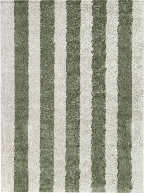 Kids Vineyard Road Green 7'10 x 10' Rug