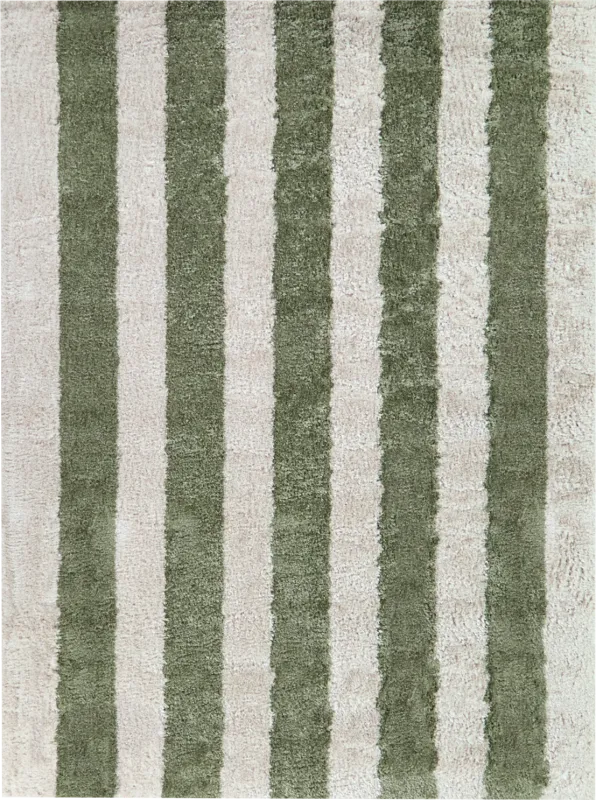 Kids Vineyard Road Green 5'3 x 7' Rug