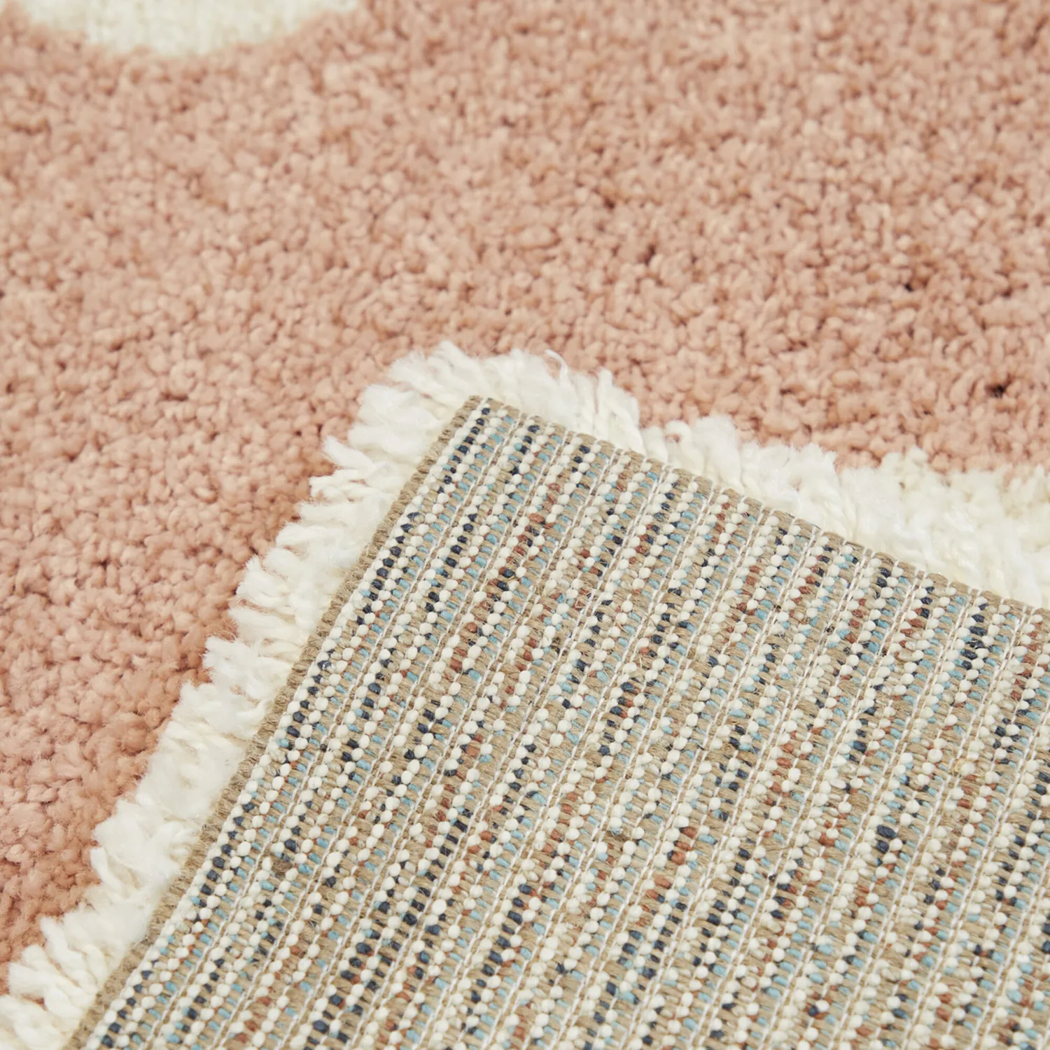 Kids Fluffy Skies Pink 5'3 x 7' Rug - Image 6
