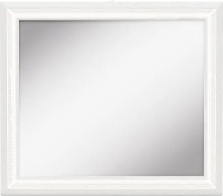 Kids Alyssa White Large Sparkle Mirror