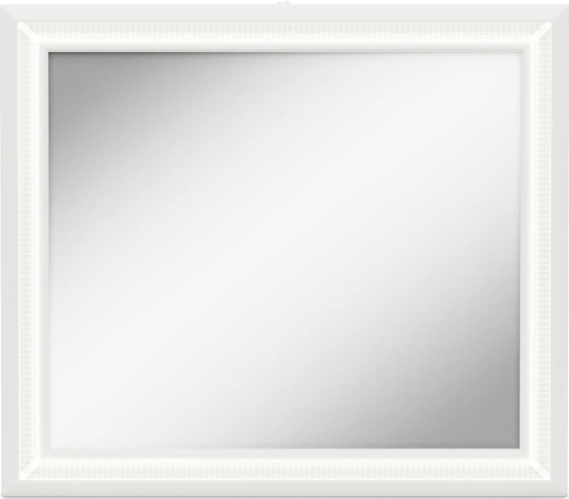 Kids Alyssa White Large Sparkle Mirror