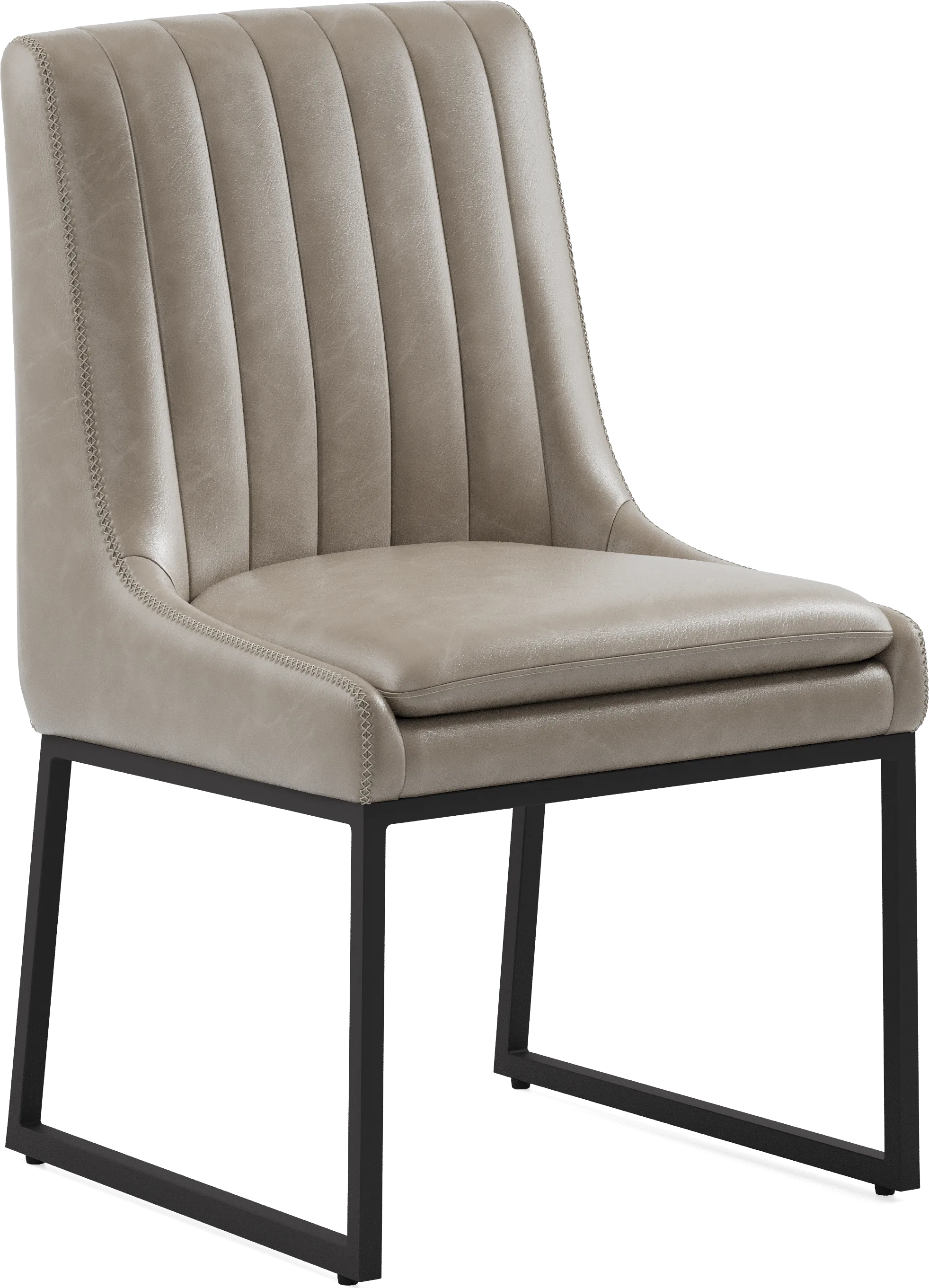 Grand Falls Brown 7 Pc Dining Room with Trenton Silver Side Chairs - Thumbnail - Image 5