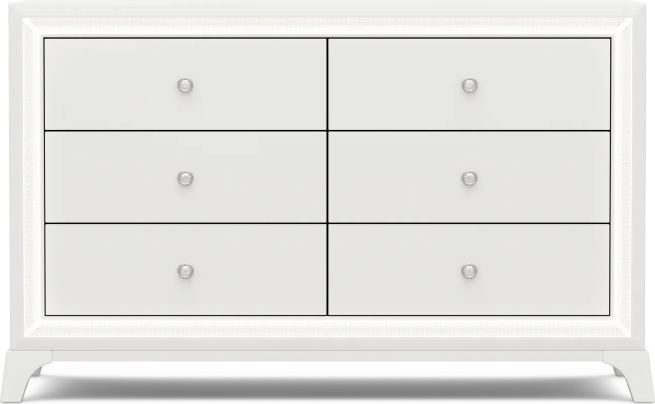 Kids Alyssa White Dresser