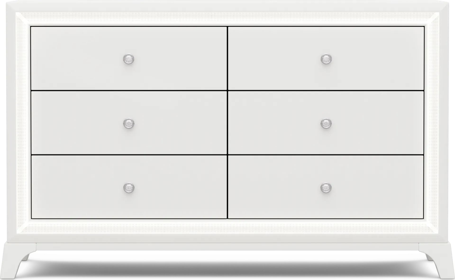 Kids Alyssa White Full Lighted Bedroom - Image 6