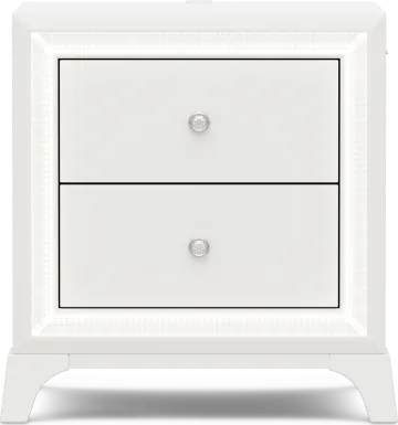 Kids Alyssa White Nightstand