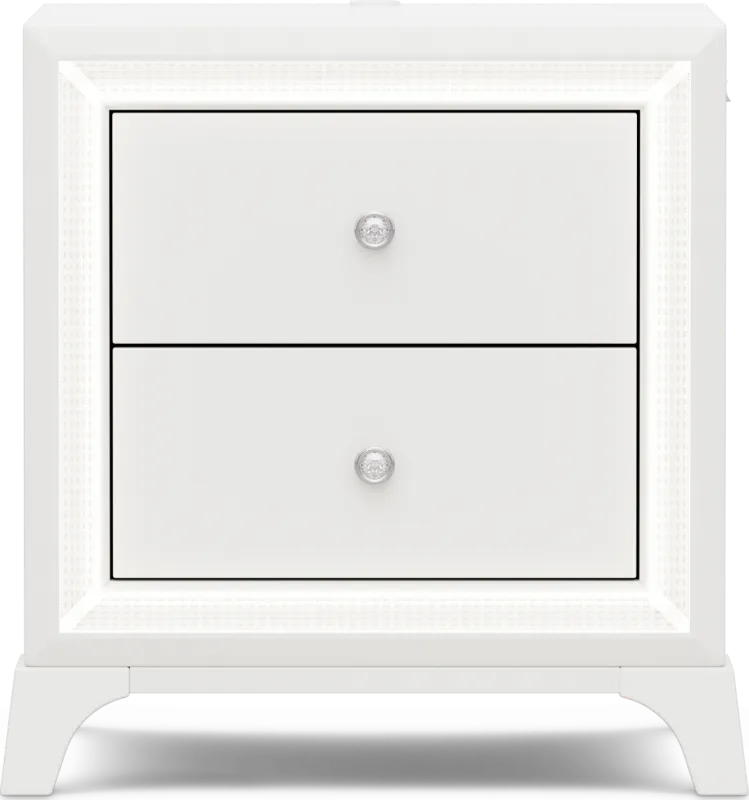 Kids Alyssa White Nightstand