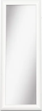 Kids Alyssa White Sparkle Floor Mirror