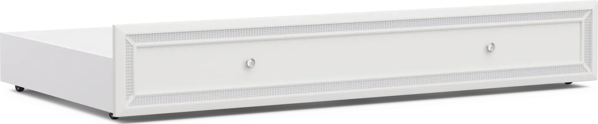 Kids Alyssa White Twin Storage Trundle