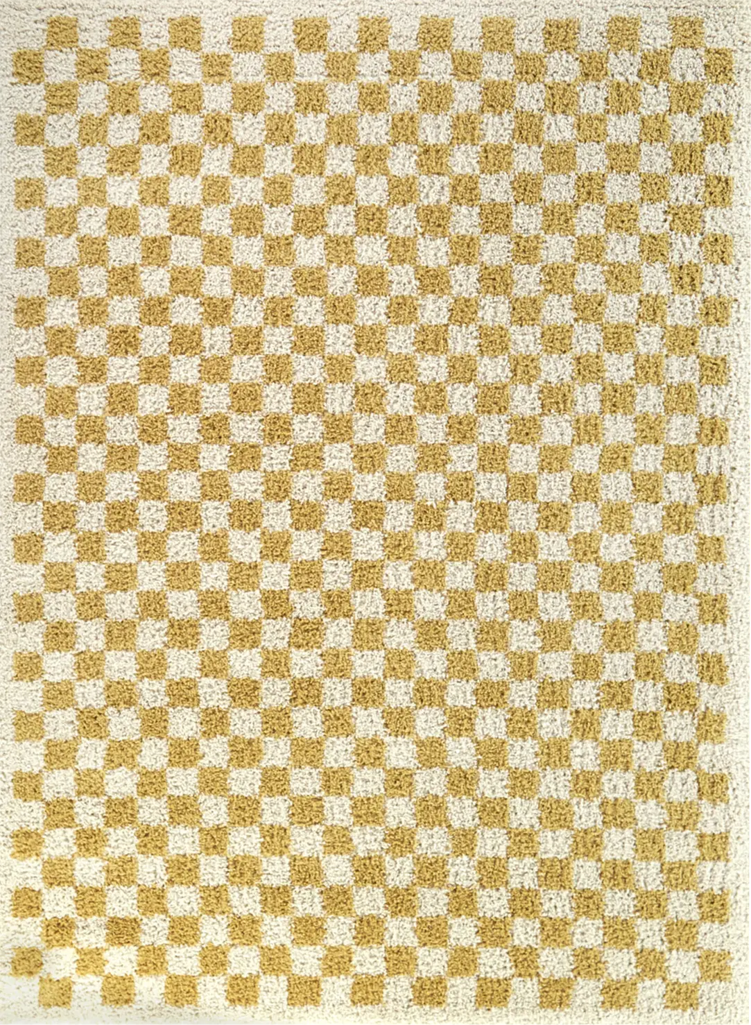 Kids Pixel Party Yellow 5'3 x 7' Rug