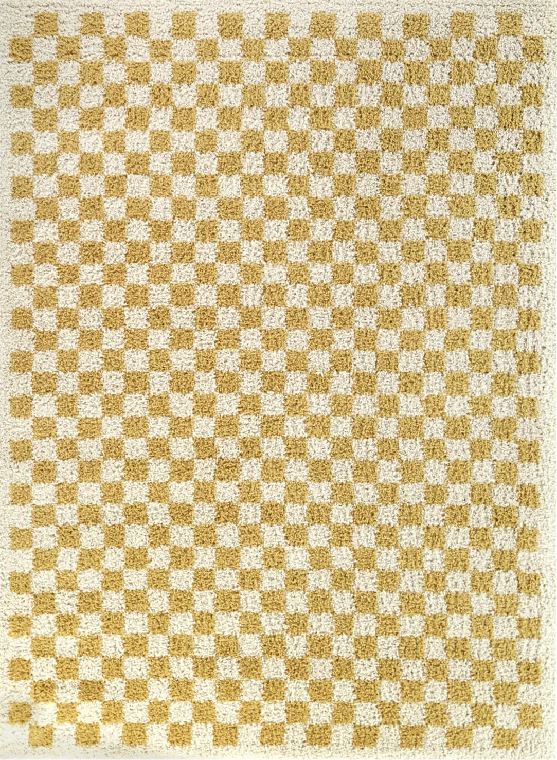 Kids Pixel Party Yellow 5'3 x 7' Rug - Image 1