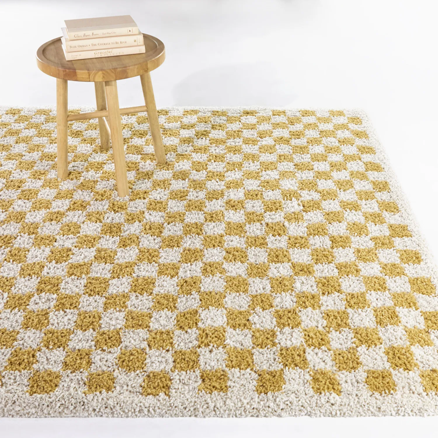Kids Pixel Party Yellow 5'3 x 7' Rug - Image 2