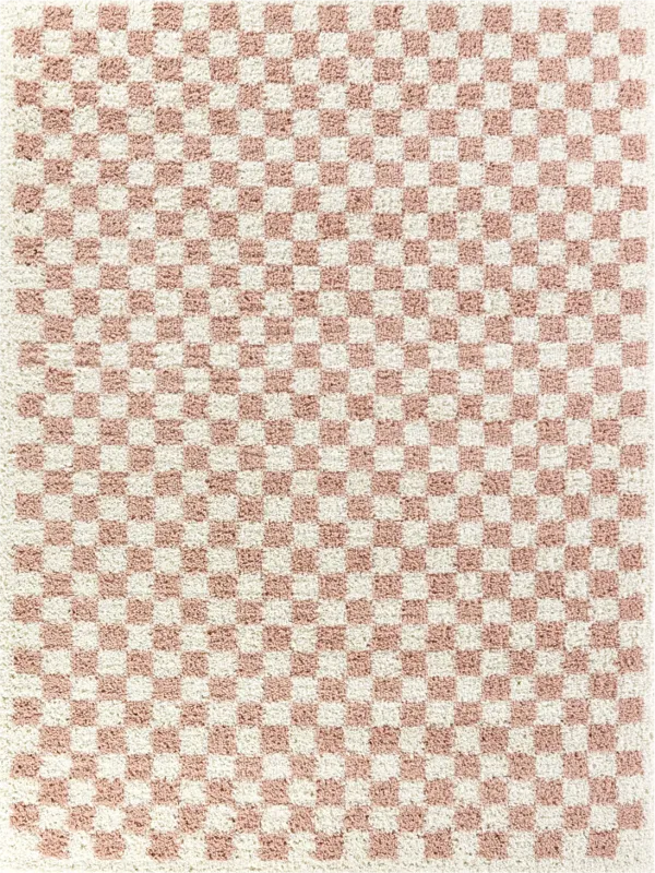 Kids Pixel Party Pink 5'3 x 7' Rug