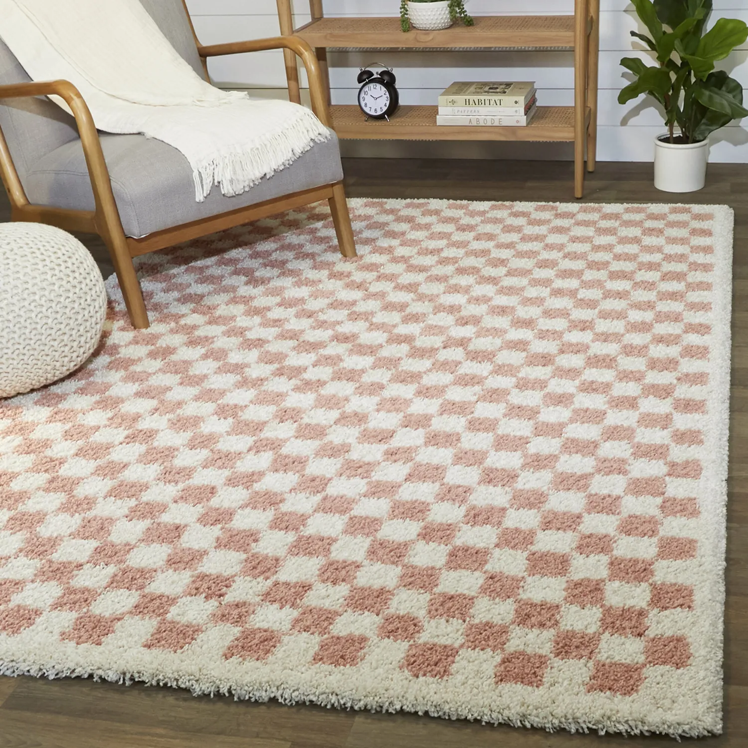Kids Pixel Party Pink 7'10 x 10' Rug - Image 2