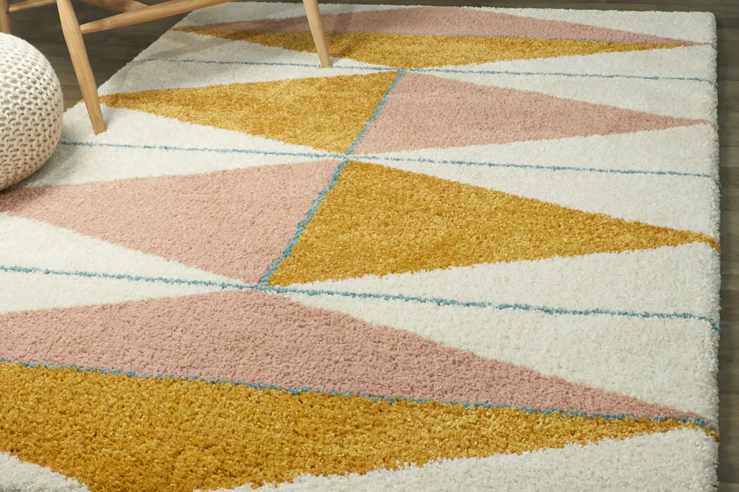 Kids Modpop Orange 5'3 x 7' Rug - Image 2