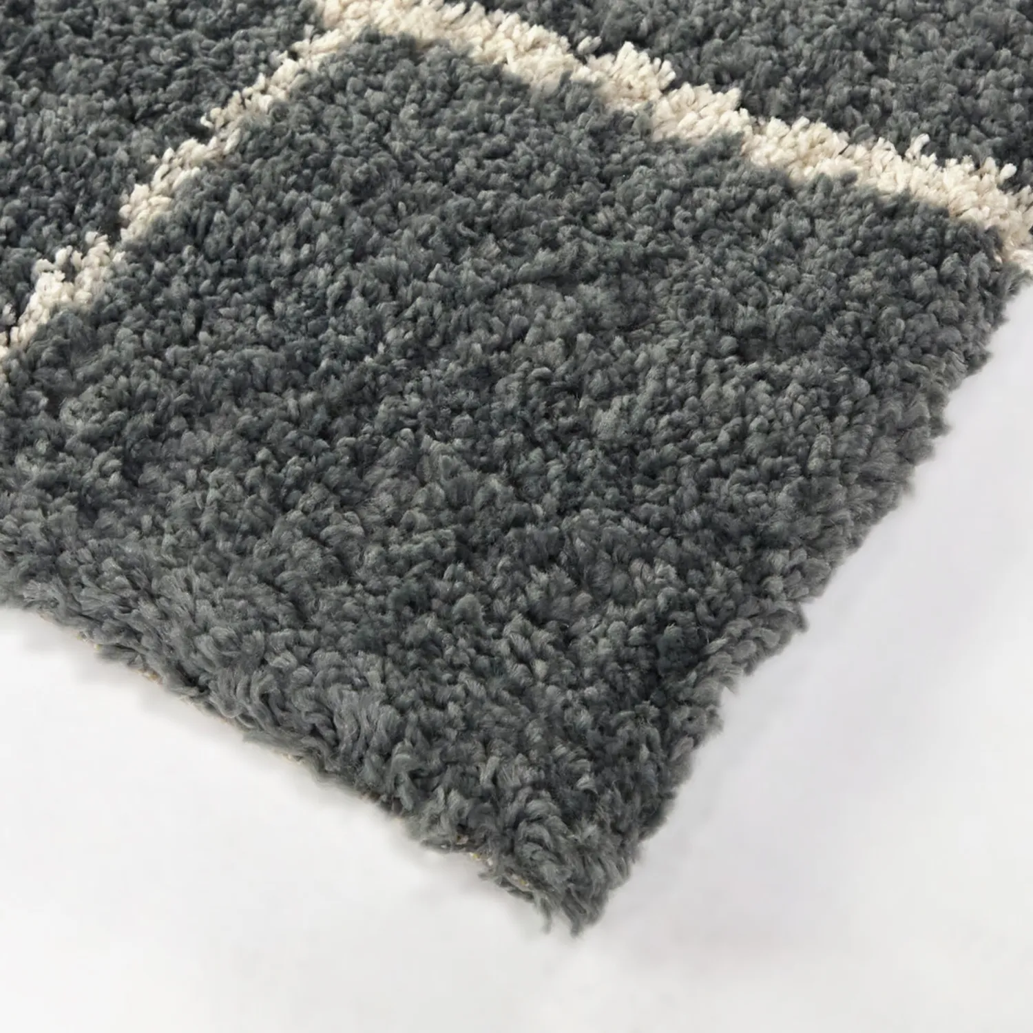 Kids Slatecheck Charcoal 5'3 x 7' Rug - Image 7