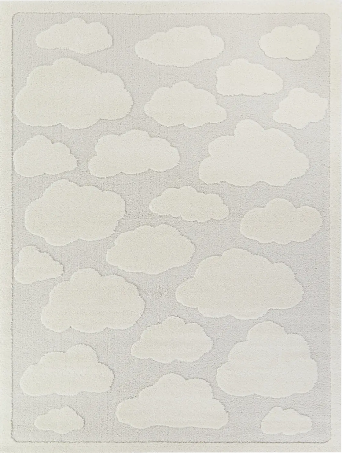 Kids Snuggle Skies Cream 5'3 x 7' Rug