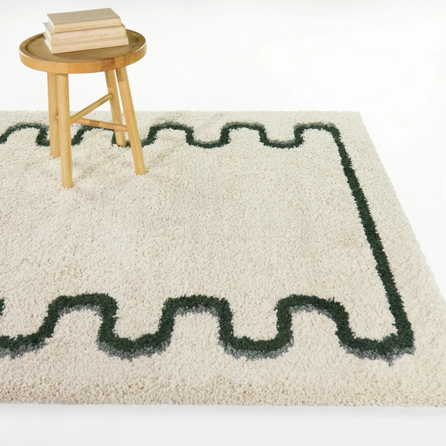 Kids Retro Groove Cream 5'3 x 7' Rug - Image 2