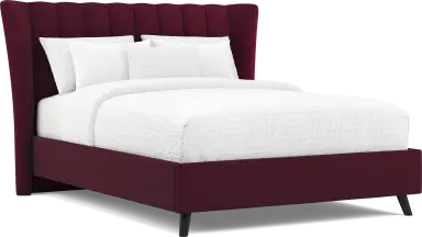 3 pc queen upholstered bed
