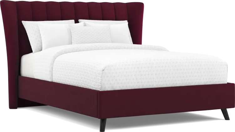 3 pc queen upholstered bed