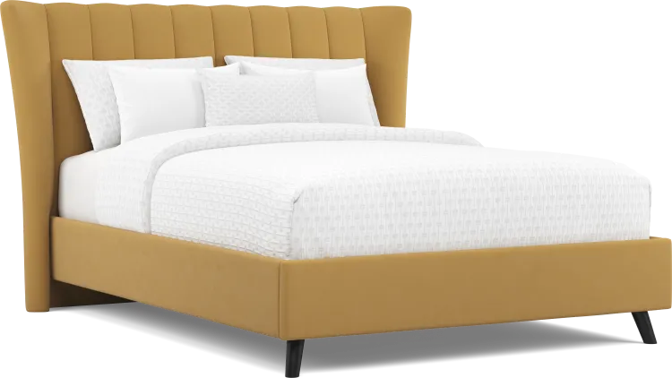 3 pc queen upholstered bed