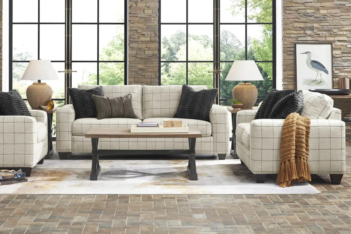 Rutherford Beige 2 Pc Living Room
