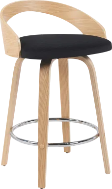 Riverair Black Counter Height Stool