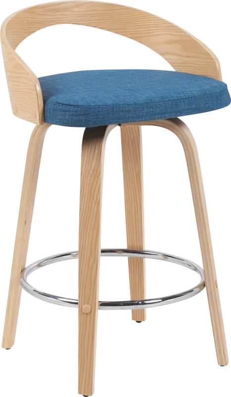 Riverair Blue Counter Height Stool