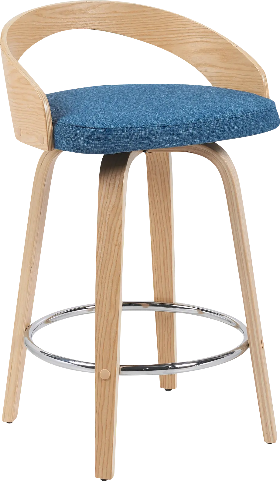 Riverair Blue Counter Height Stool