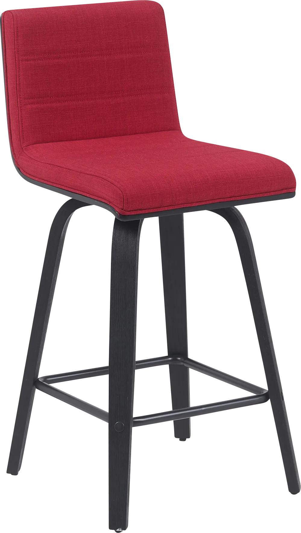 Sunways II Red Counter Height Stool - Thumbnail - Image 1