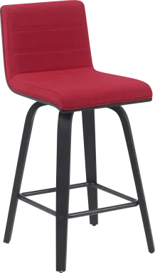 Sunways II Red Counter Height Stool