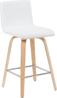Sunways III White Counter Height Stool