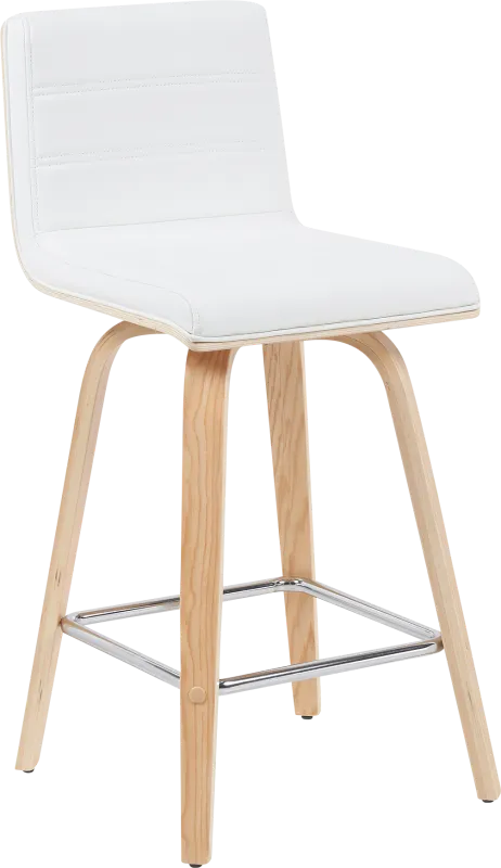 Sunways III White Counter Height Stool