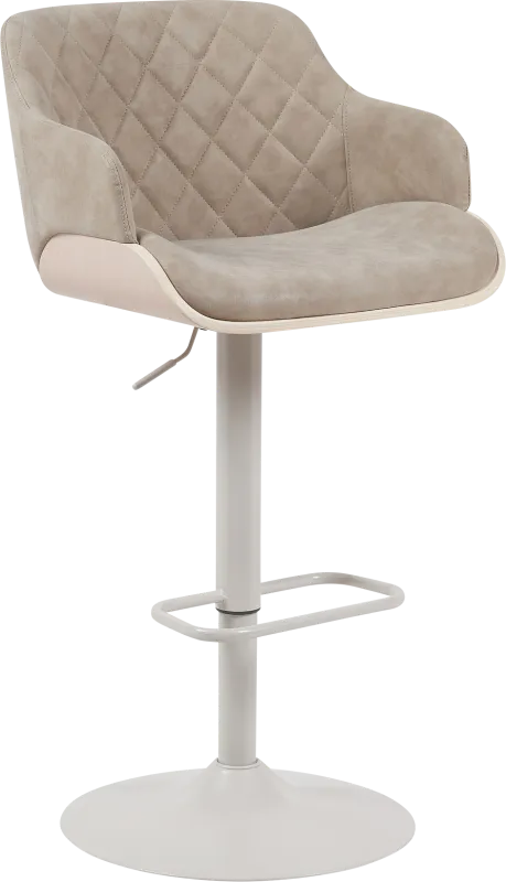 Honeypoint Taupe Barstool