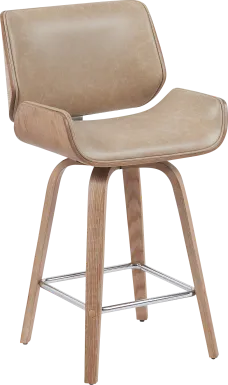Cavologies Light Brown Counter Height Stool