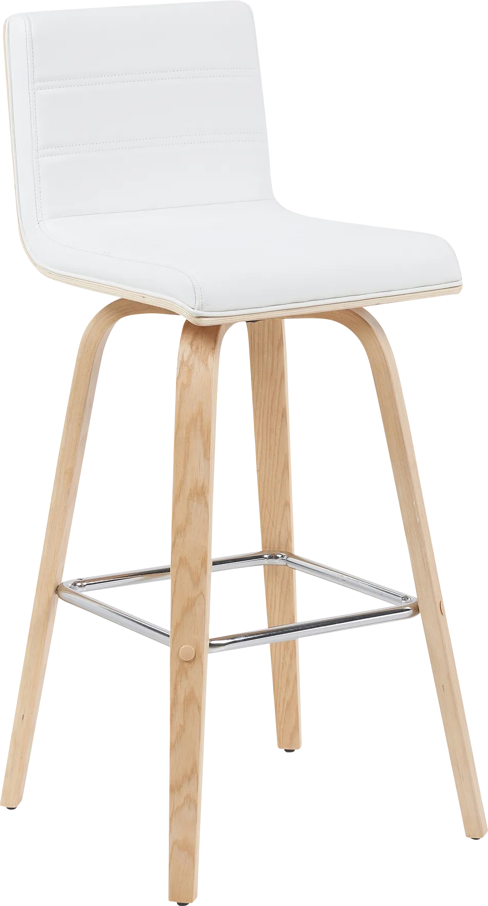 Sunways III White Barstool - Thumbnail - Image 1