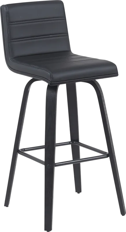Sunways II Black Barstool