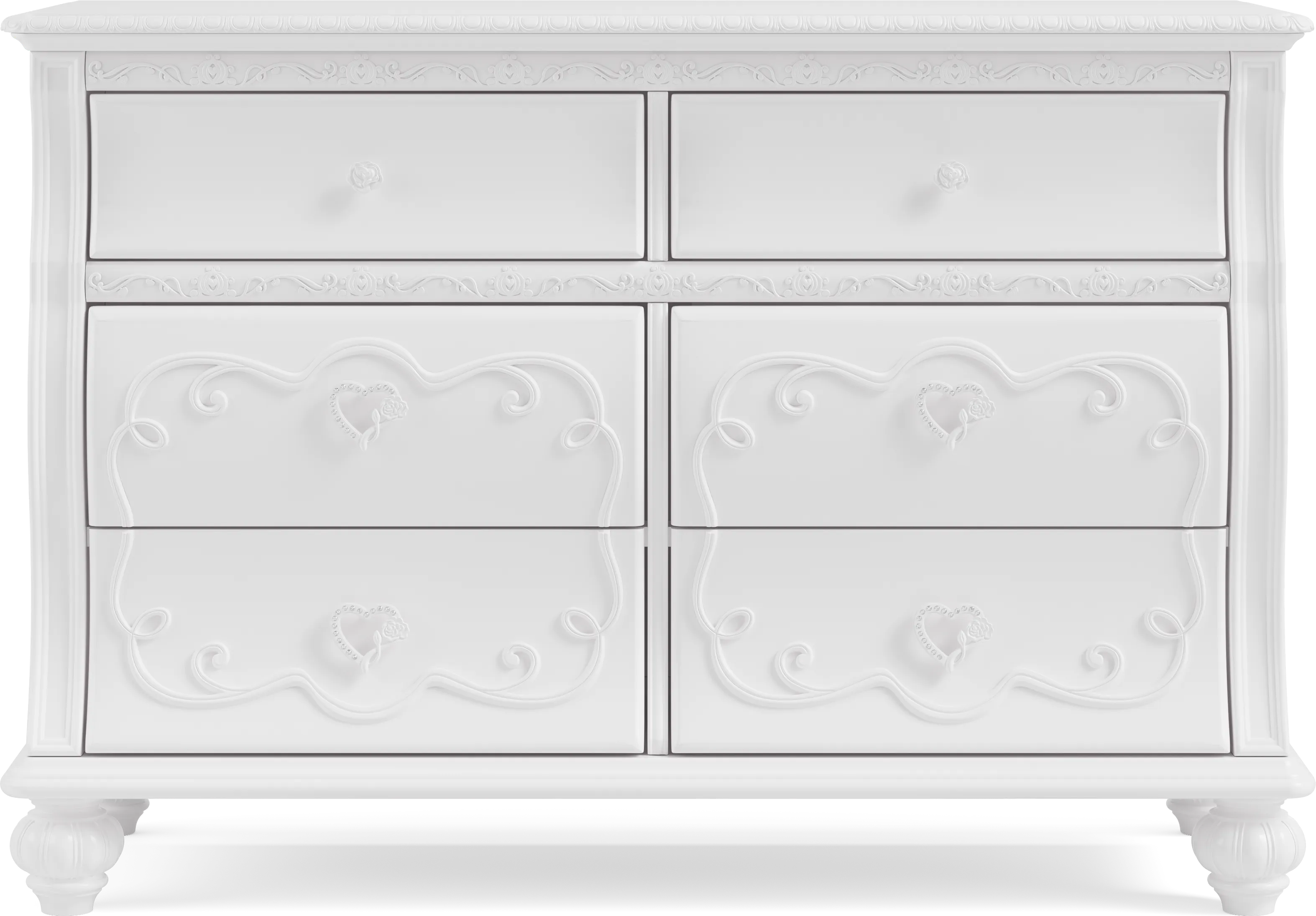 Disney Princess Sparkle White Twin Panel Bedroom - Thumbnail - Image 10