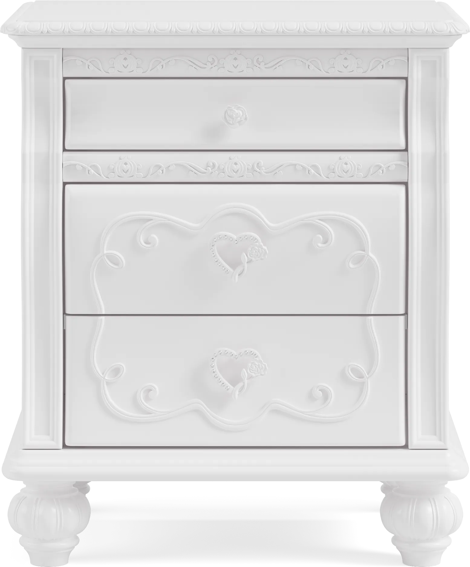 Disney Princess White Nightstand - Image 1