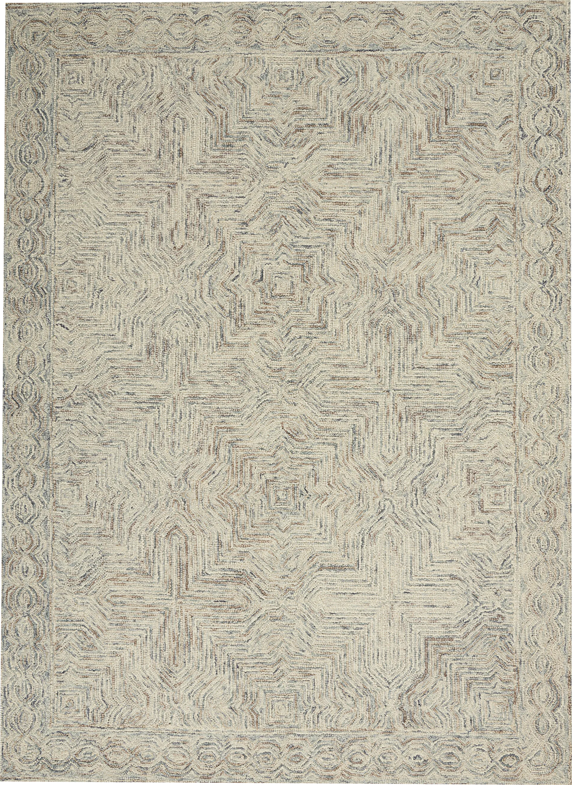 Yakima Blue Ivory 5' x 7'6 Rug - Image 1