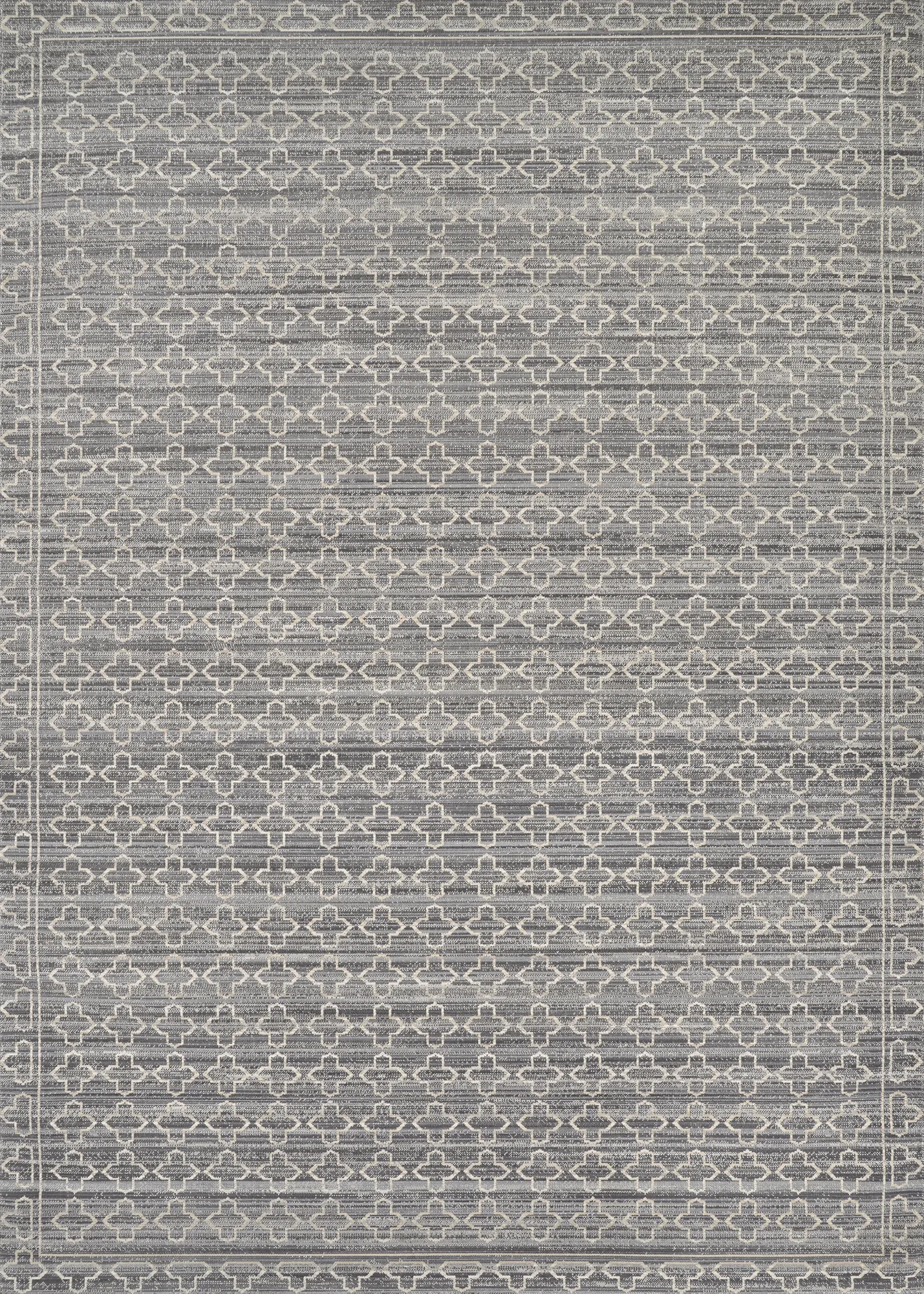 Belewo Charcoal 7'10 x 10'10 Indoor/Outdoor Rug - Thumbnail - Image 1