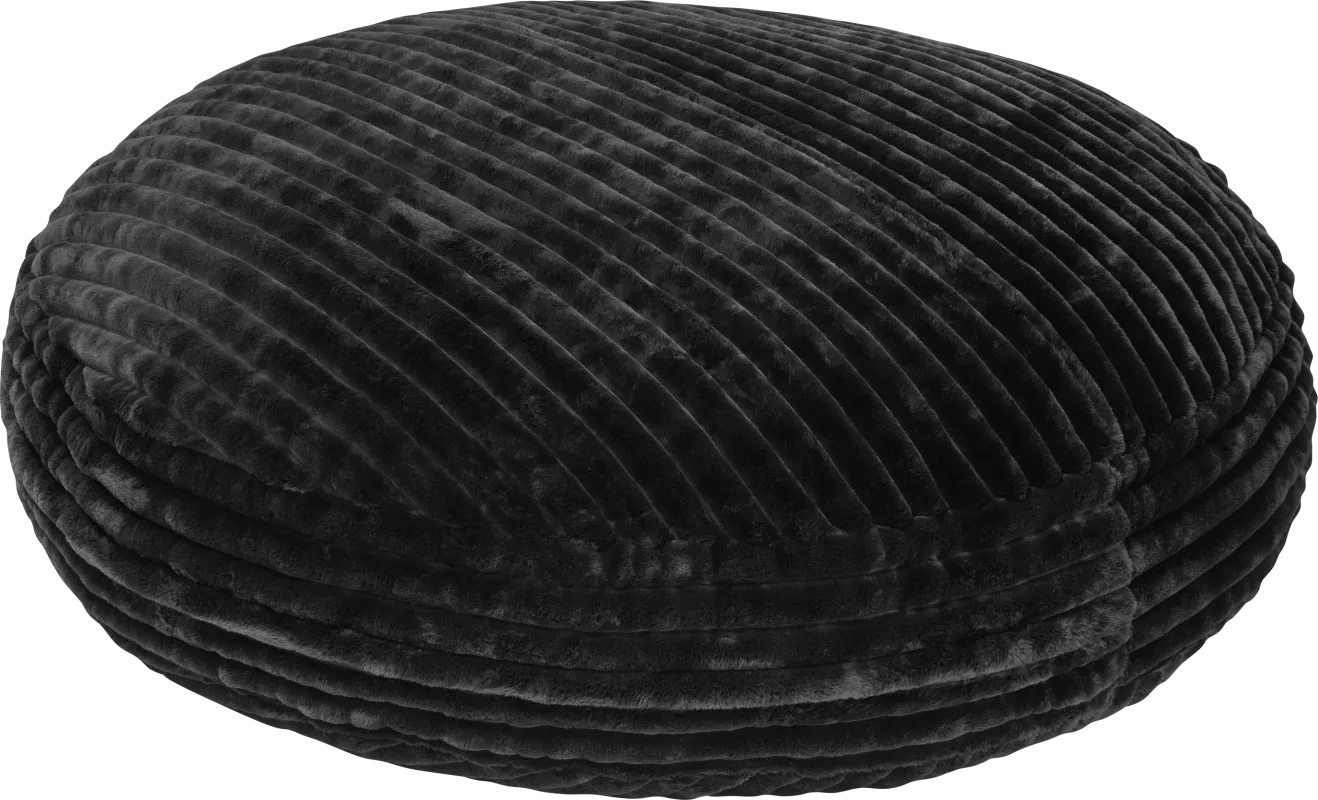 Mivio Black Large Bean Bag Chair