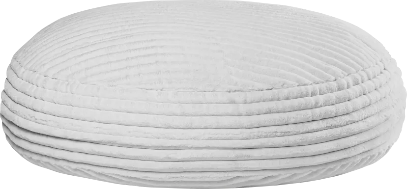 Mivio Gray Large Bean Bag Chair