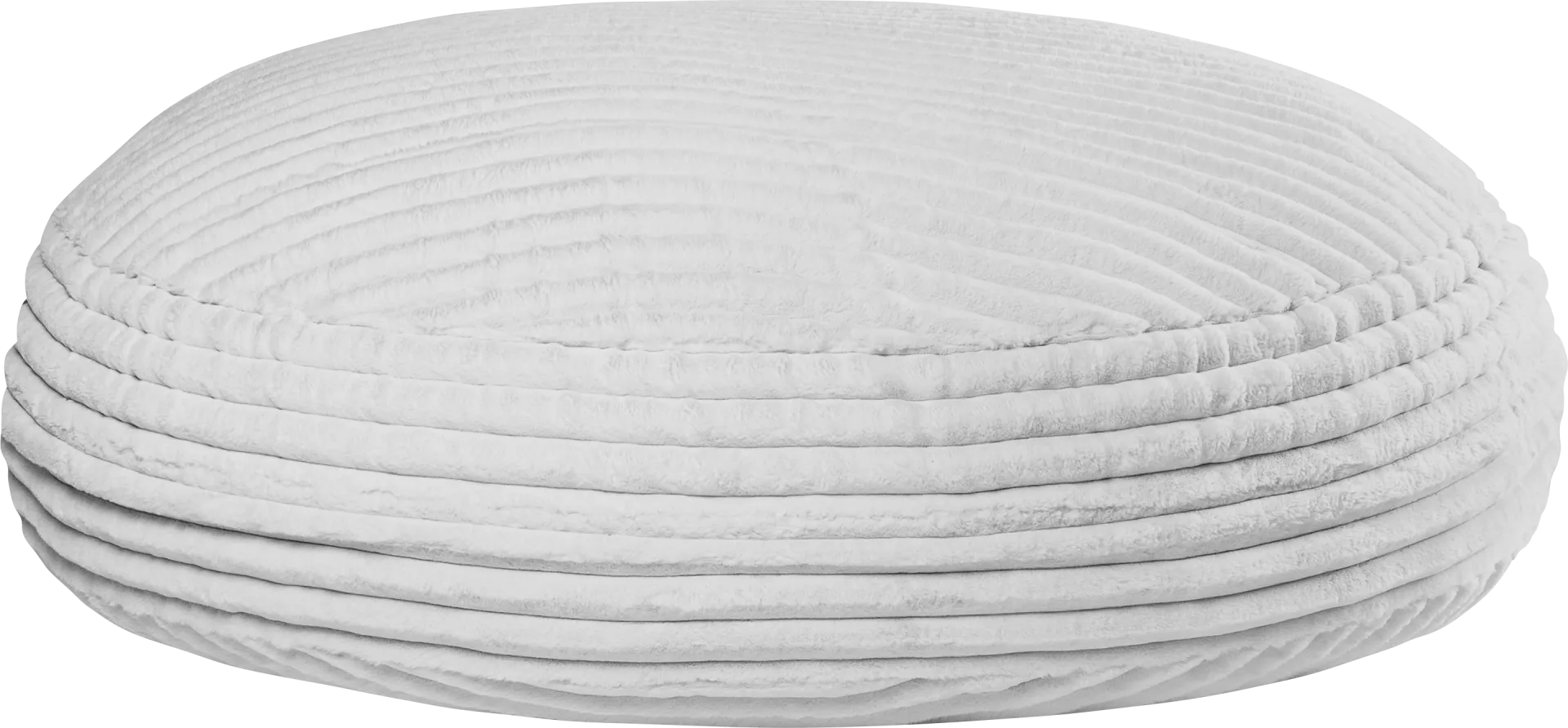 Mivio Gray Large Bean Bag Chair - Image 1