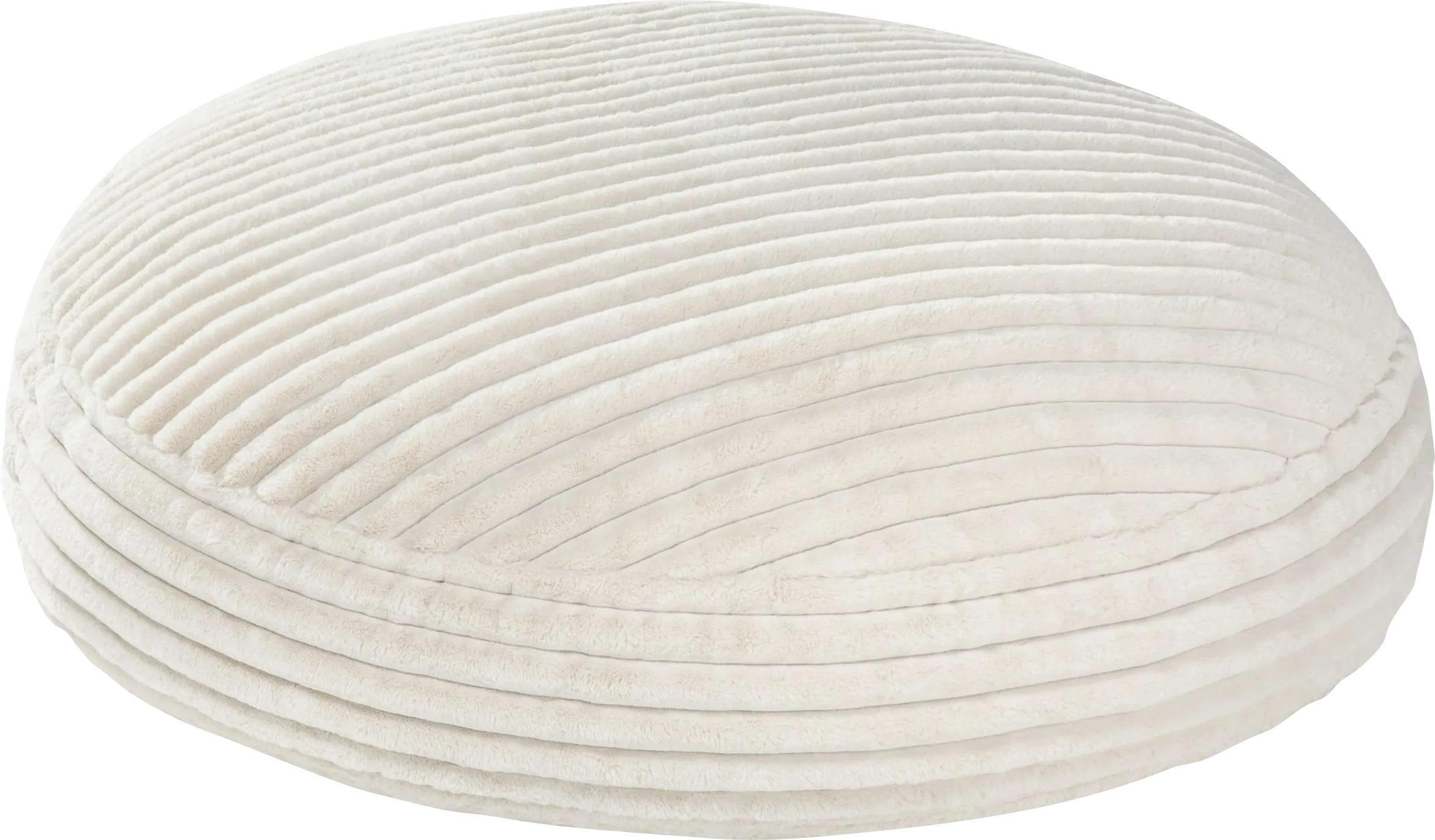 Mivio Ivory Large Bean Bag Chair - Thumbnail - Image 1