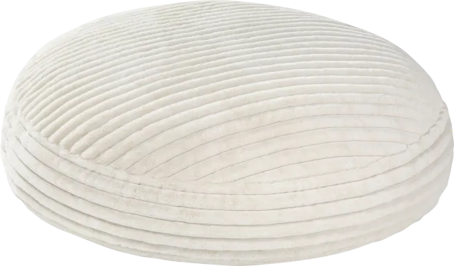 Mivio Ivory Large Bean Bag Chair