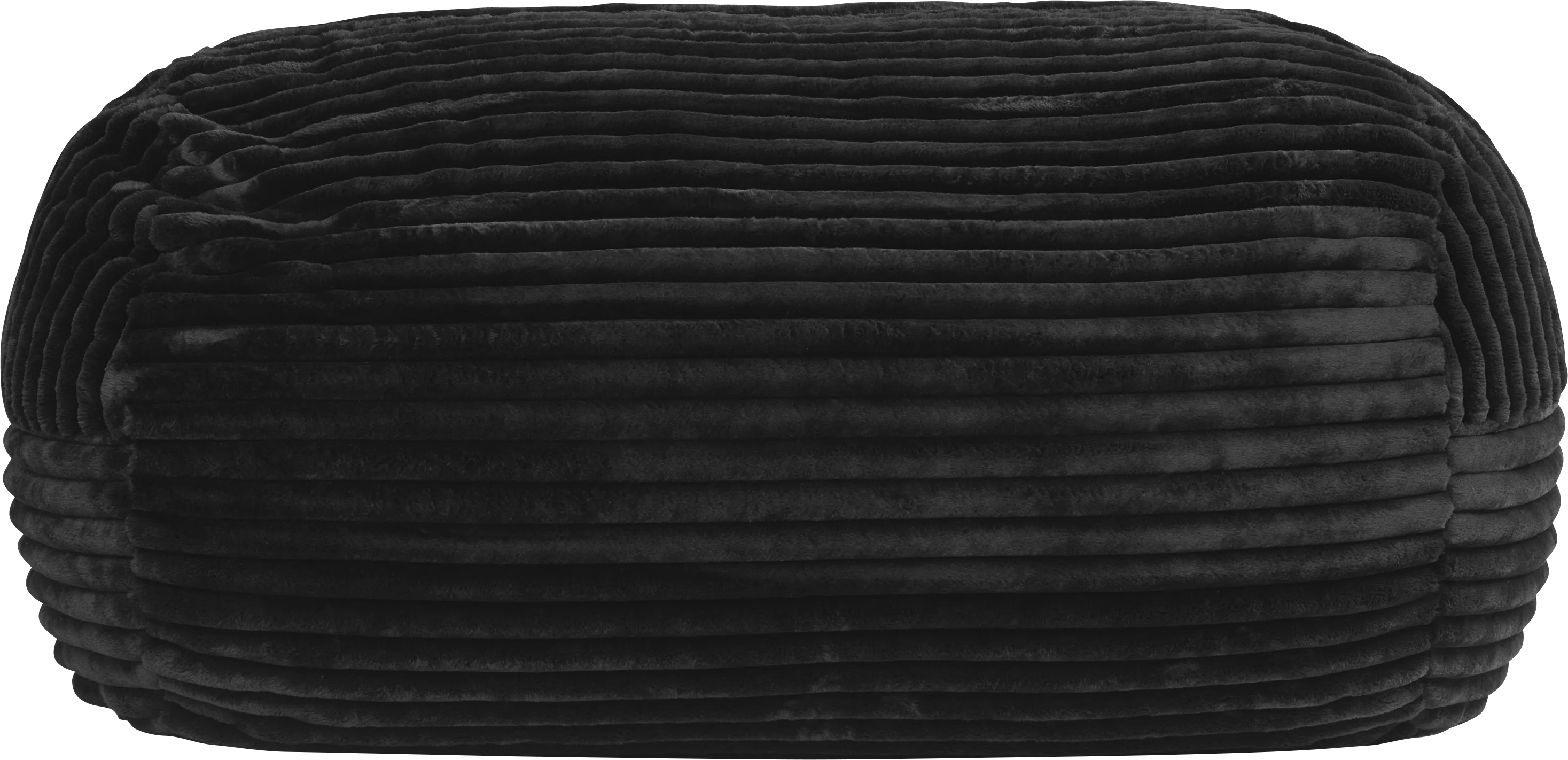 Saleia Black Large Bean Bag Lounger - Thumbnail - Image 1