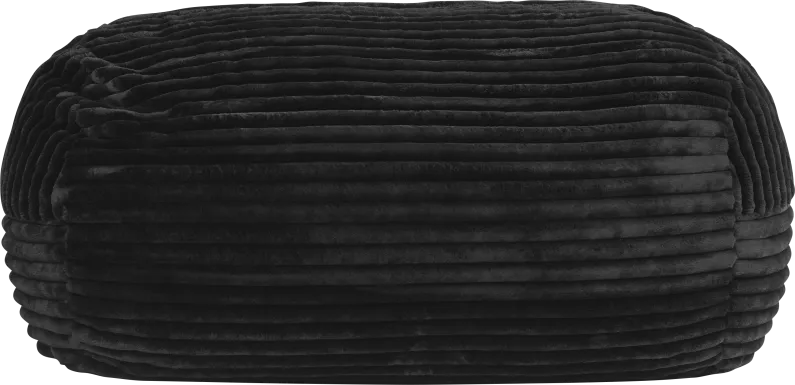 Saleia Black Large Bean Bag Lounger