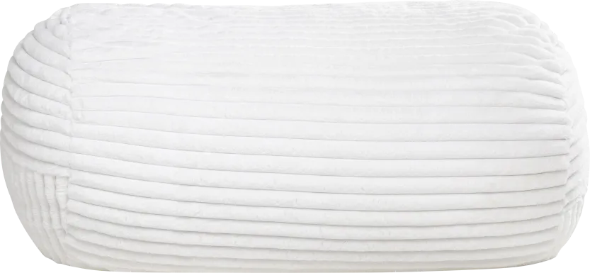 Saleia Ivory Large Bean Bag Lounger